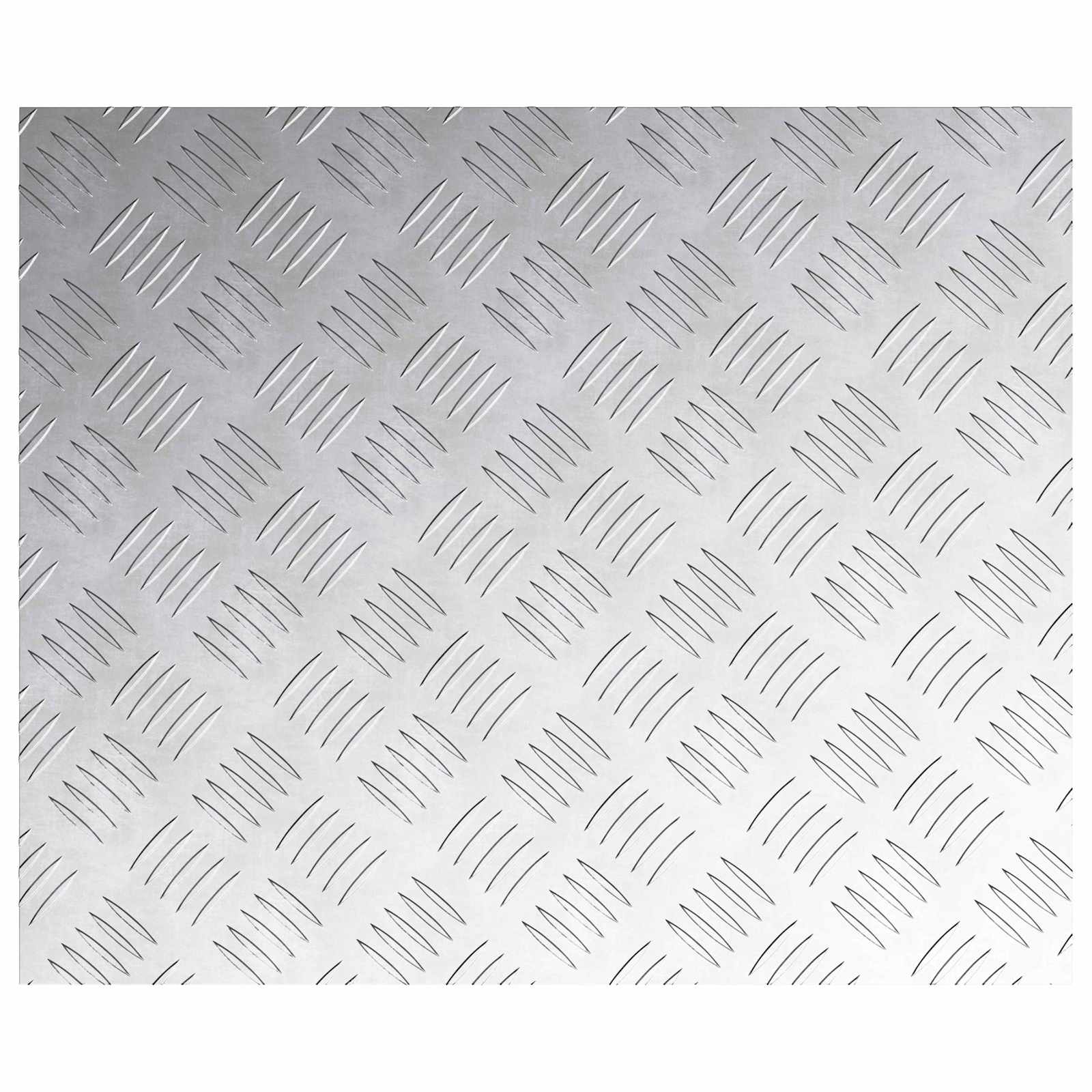 Vidaxx gradino rettangolare 4 pezzi argento 60 x 50 cm alluminio