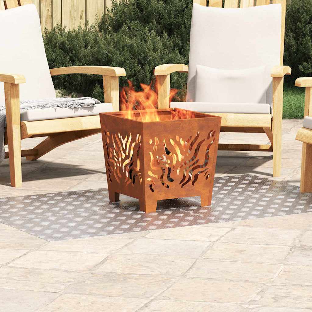 VidaXL gradino rettangolare 4 pezzi argento 80 x 50 cm in alluminio