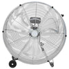 Vidaxx ventilador de tambor con rueda plateado 79 x 37 x 82 cm aluminio
