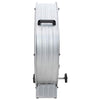 Vidaxx ventilador de tambor con rueda plateado 79 x 37 x 82 cm aluminio