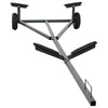 Remolque para barco vidaxl plata 302 x 107 x 42 cm acero