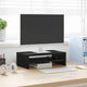 VidaXL soporte para monitor roble negro 42x24x13 cm madera contrachapada
