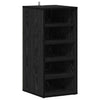 Scarpiera Vidaxx con ripiano rovere nero 32 x 35 x 70 cm in MDF