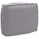 Vidaxl kussen grijs 50 x 40 x 12 cm oxford stof
