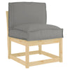 Vidaxl kussen grijs 50 x 40 x 12 cm oxford stof