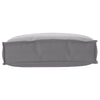 Vidaxl kussen grijs 50 x 40 x 12 cm oxford stof
