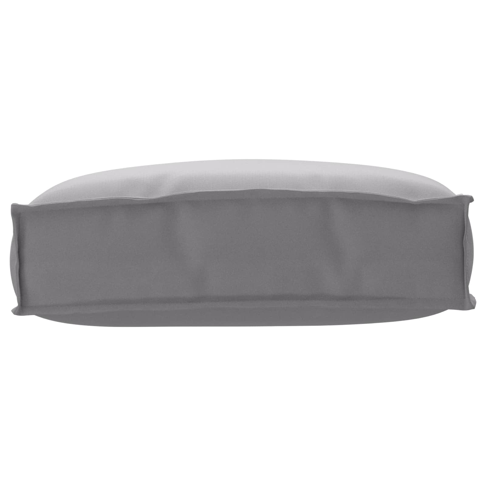Vidaxl kussen grijs 50 x 40 x 12 cm oxford stof