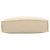 Vidaxl kussen beige 50 x 40 x 12 cm oxford stof
