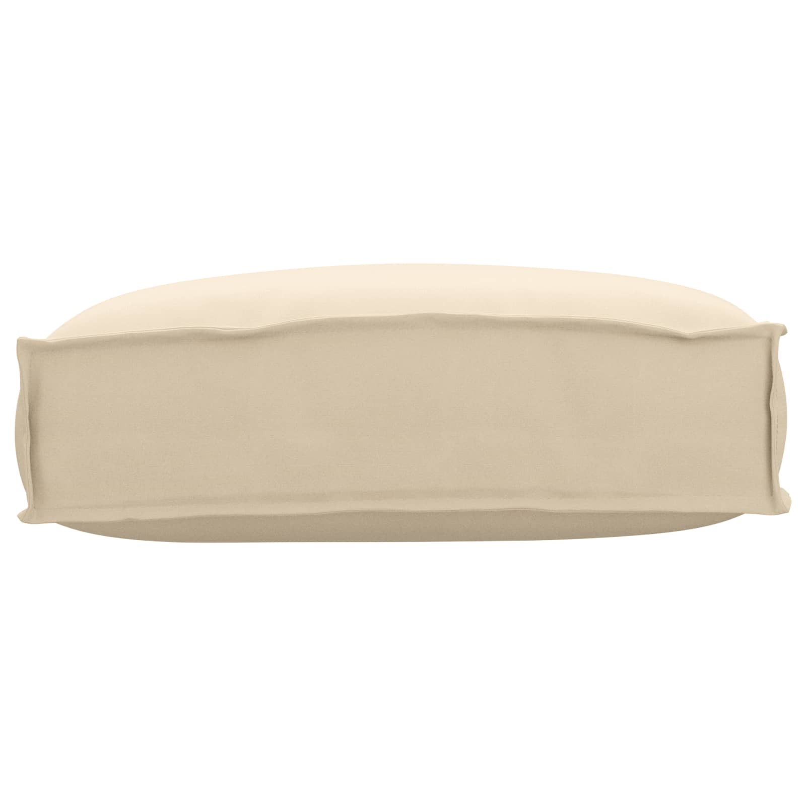 Vidaxl kussen beige 50 x 40 x 12 cm oxford stof