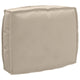 Vidaxl kussen taupe 50 x 40 x 12 cm oxford stof