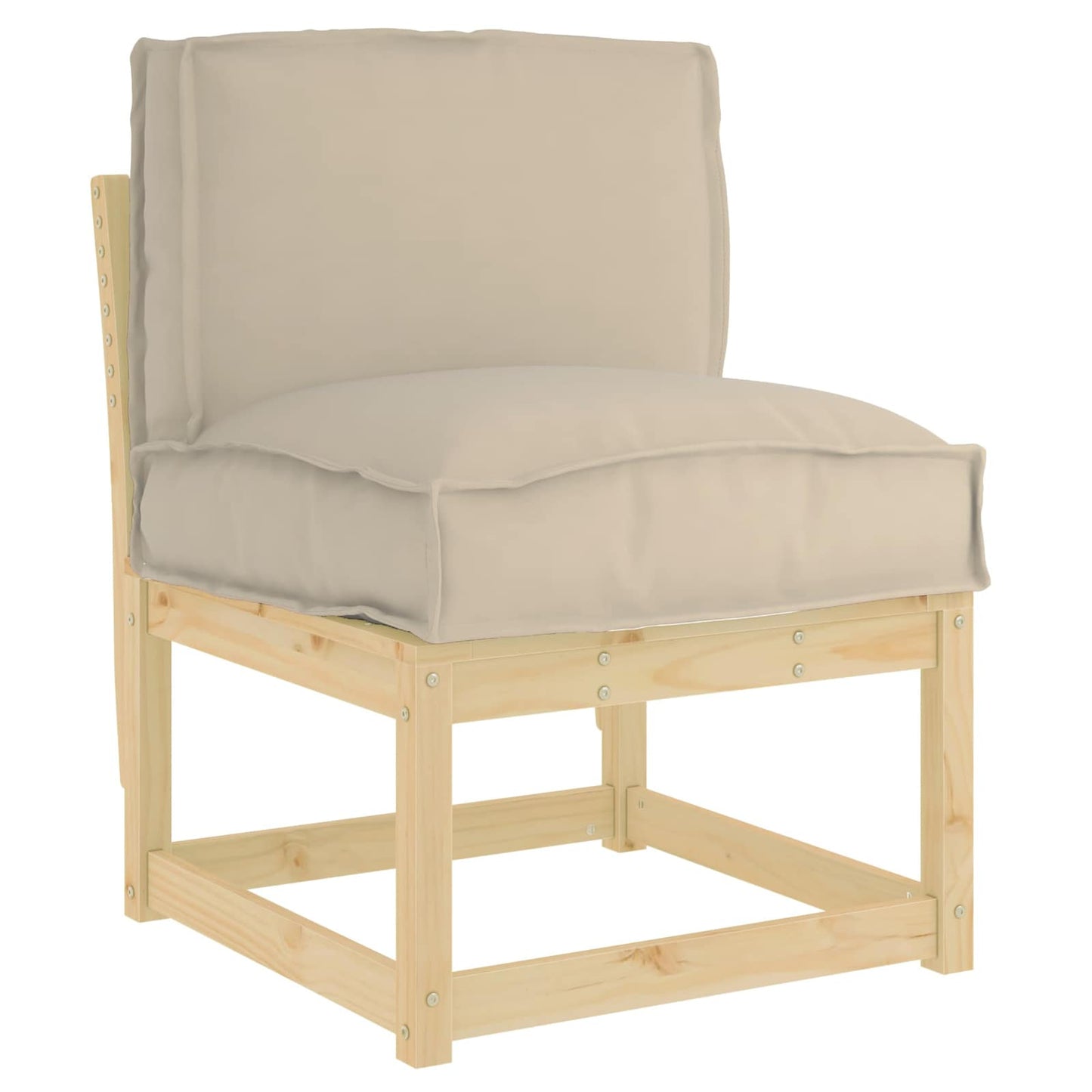 Cuscino VidaXL grigio talpa 50 x 40 x 12 cm in tessuto oxford