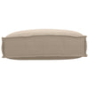 Cuscino VidaXL grigio talpa 50 x 40 x 12 cm in tessuto oxford
