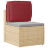 Vidaxl kussen wijnrood 50 x 40 x 12 cm oxford stof