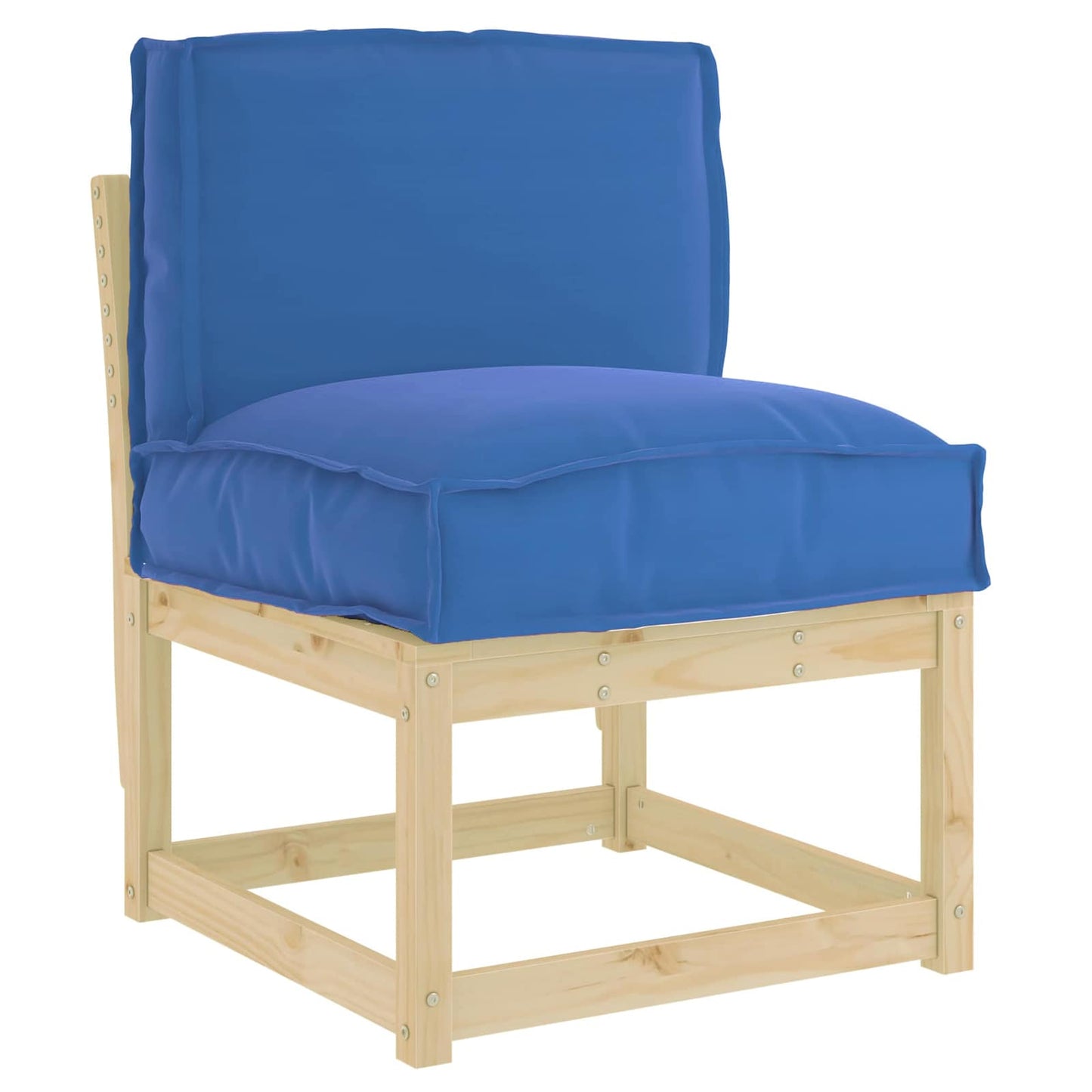 Cojín vidaxl azul royal 50 x 40 x 12 cm tela oxford