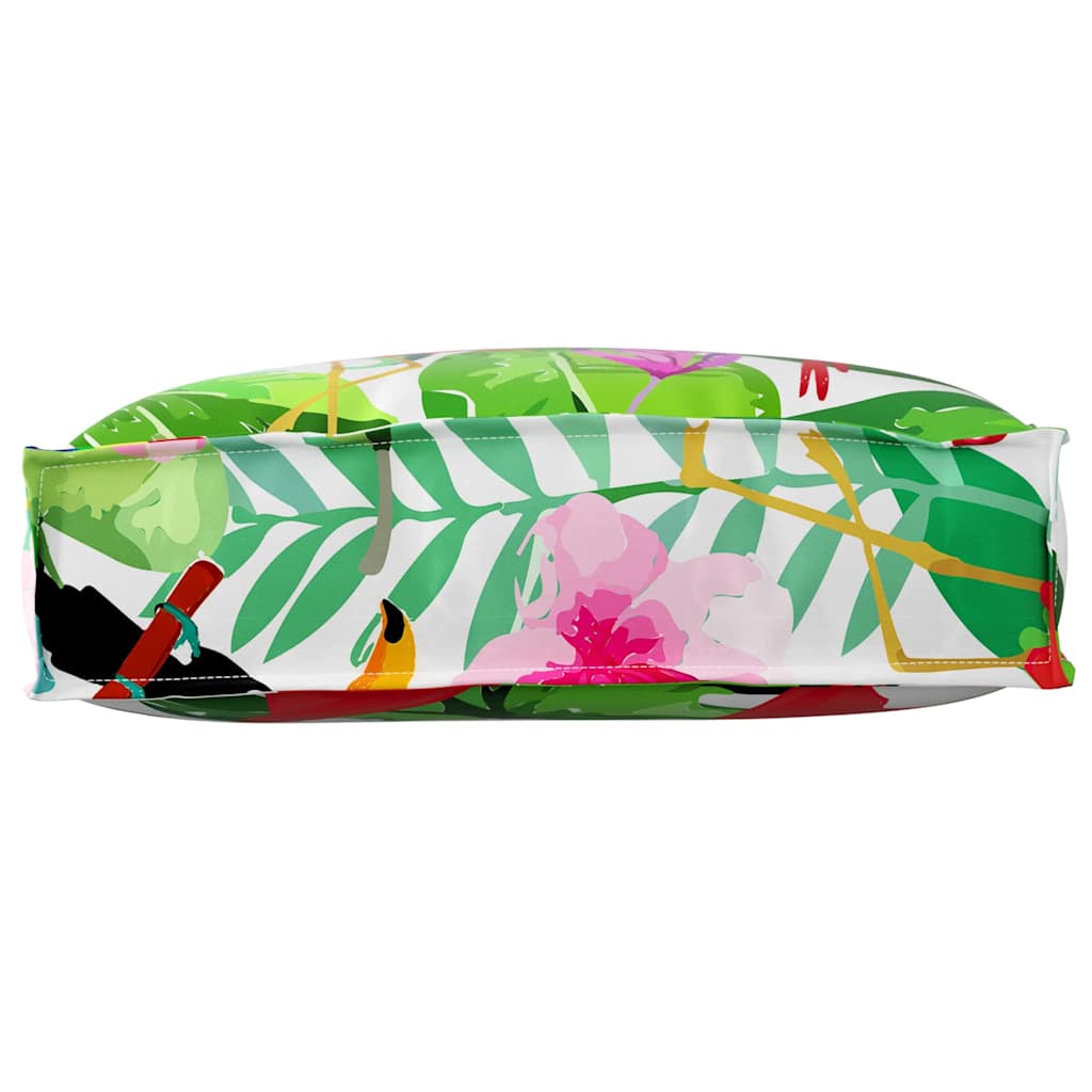 Vidaxx cojín flores multicolor 50 x 40 x 12 cm tela oxford