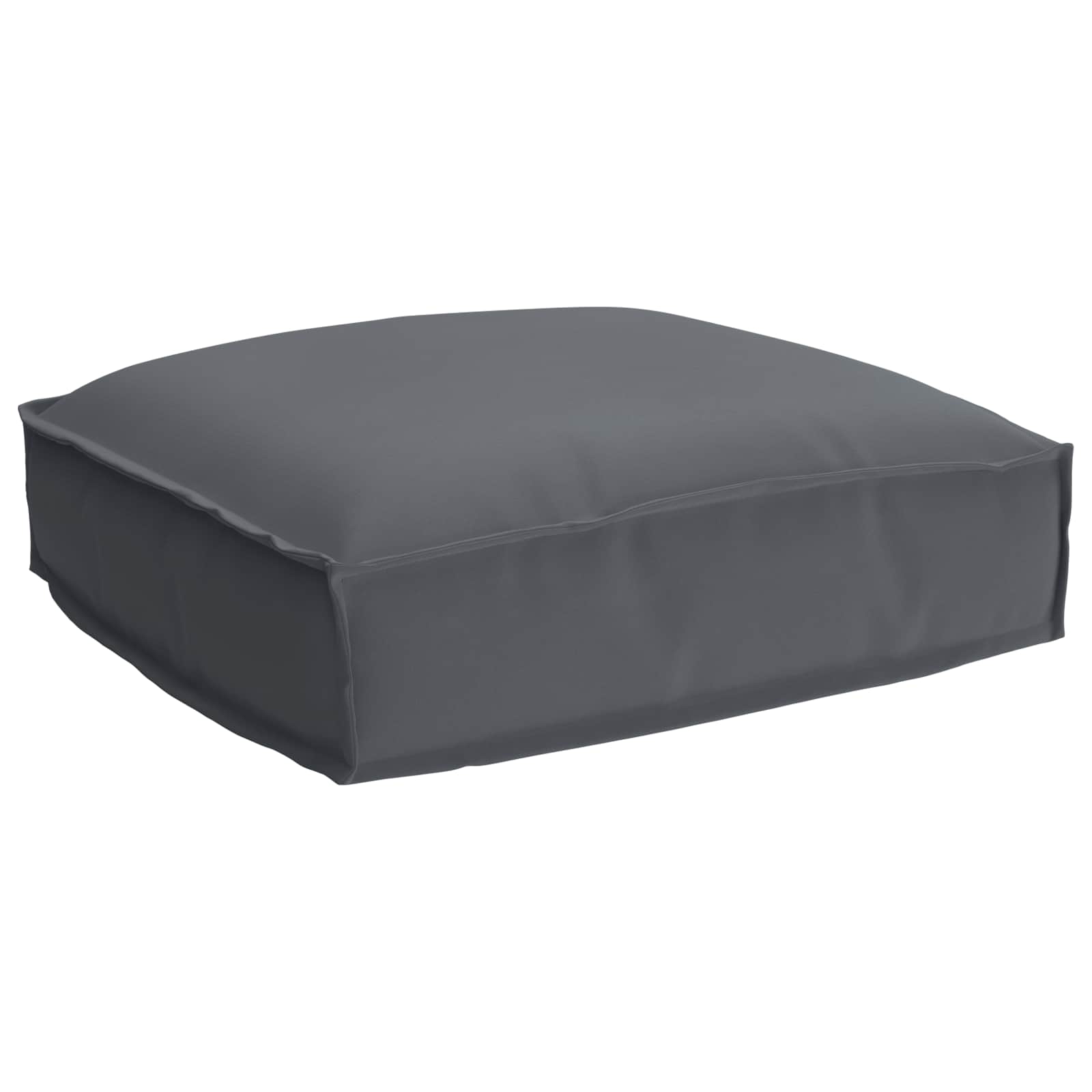 Cuscino Vidaxl antracite 50 x 50 x 12 cm tessuto oxford