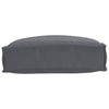Cuscino Vidaxl antracite 50 x 50 x 12 cm tessuto oxford