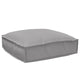 Vidaxl kussen grijs 50 x 50 x 12 cm oxford stof