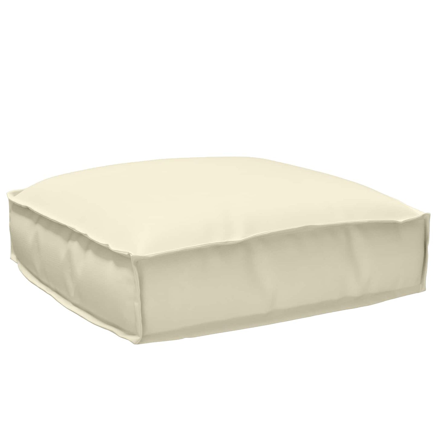 Cuscino Vidaxl crema 50 x 50 x 12 cm tessuto oxford