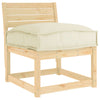 Cuscino Vidaxl crema 50 x 50 x 12 cm tessuto oxford