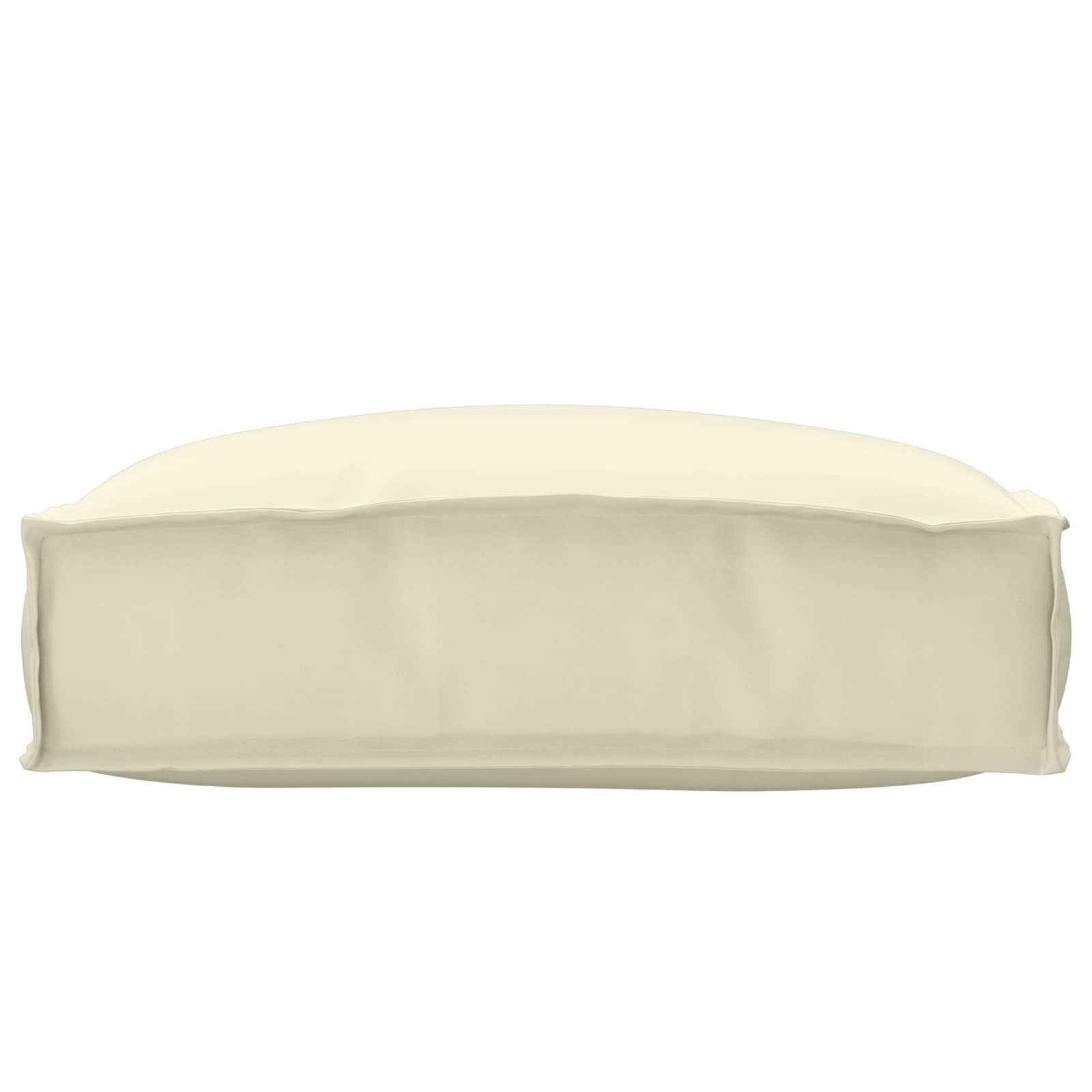 Cuscino Vidaxl crema 50 x 50 x 12 cm tessuto oxford
