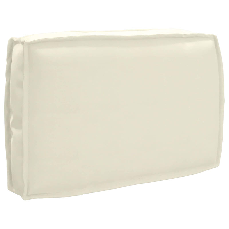 Cuscino VidaXL crema 60 x 40 x 12 cm in tessuto oxford