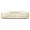 Vidaxl kussen crème 60 x 40 x 12 cm oxford stof