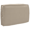 Cuscino Vidaxx tortora 60 x 40 x 12 cm in tessuto oxford
