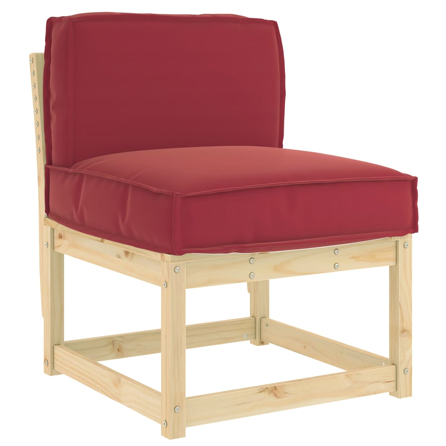 Cuscino Vidaxxl rosso vino 60 x 40 x 12 cm in tessuto oxford