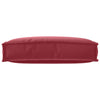 Cuscino Vidaxxl rosso vino 60 x 40 x 12 cm in tessuto oxford
