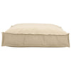 Vidaxl kussen beige 70 x 70 x 12 cm oxford stof