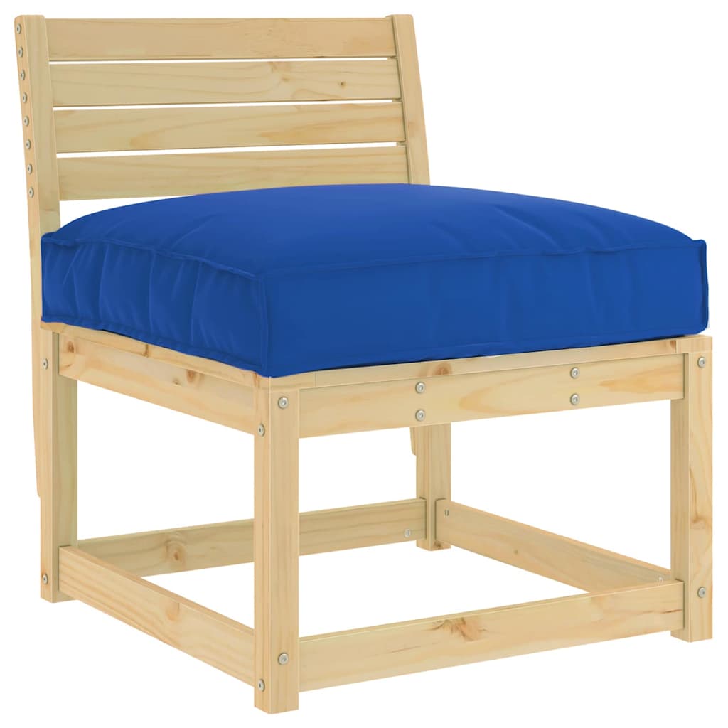 Cojín vidaxl azul royal 70 x 70 x 12 cm tela oxford