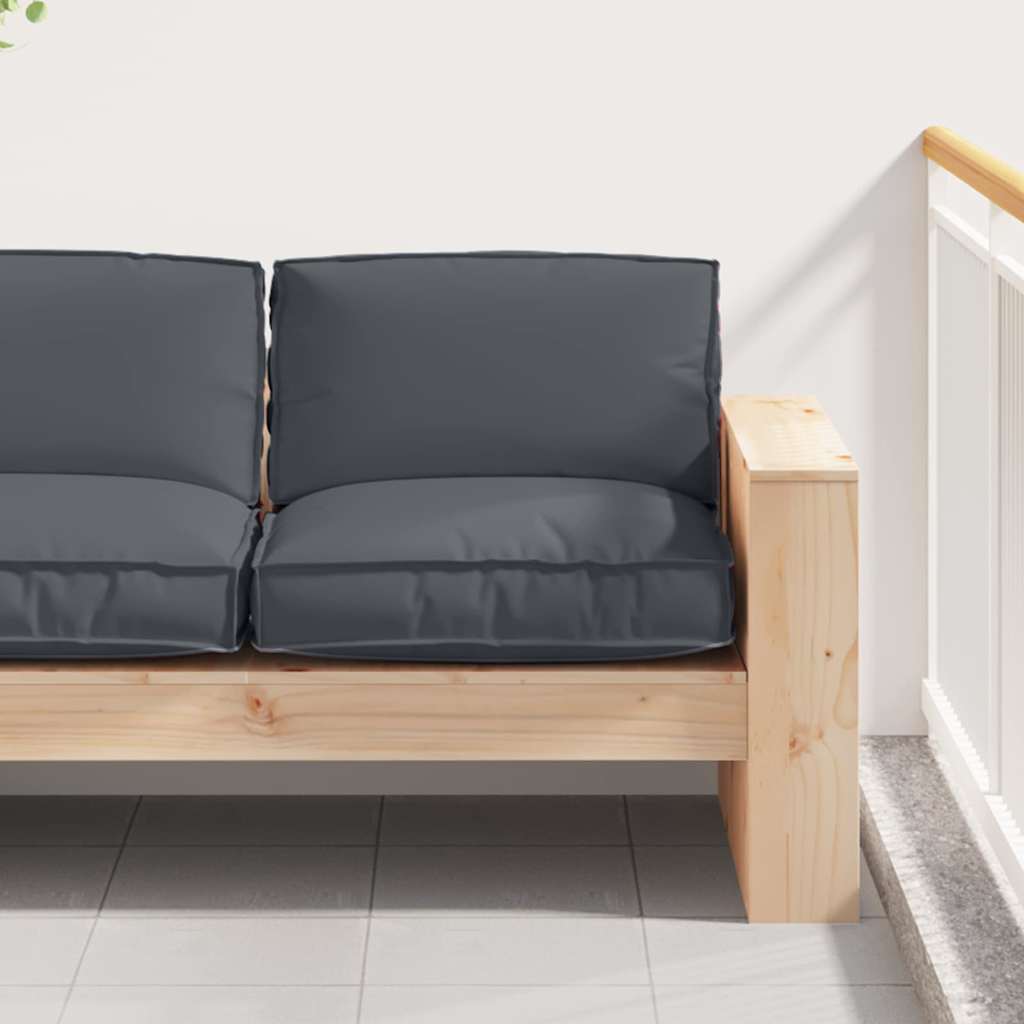 Cuscino Vidaxl antracite 80 x 80 x 12 cm tessuto oxford