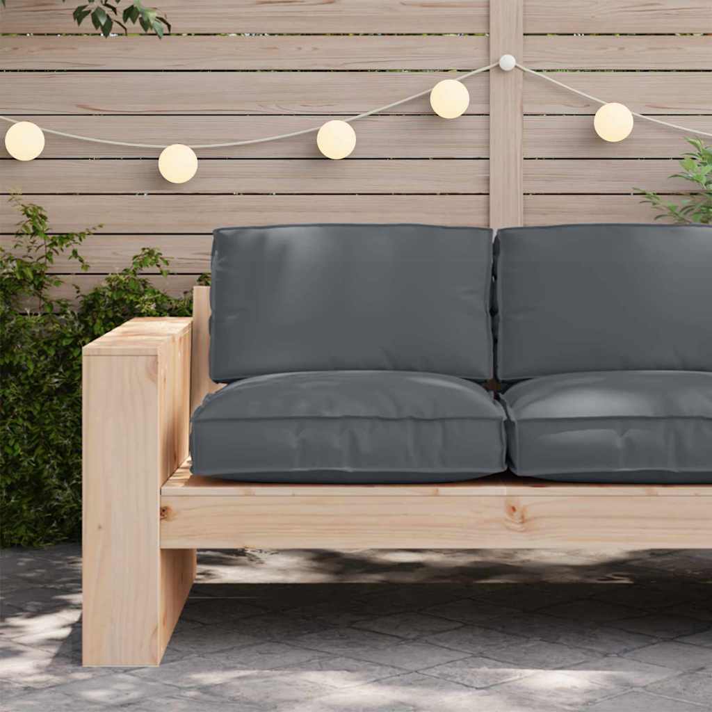 Cuscino Vidaxl antracite 80 x 80 x 12 cm tessuto oxford