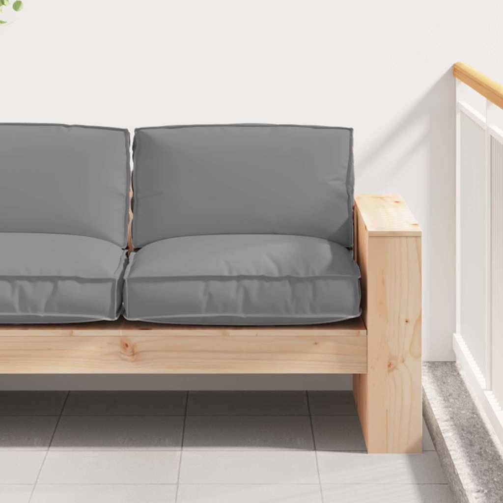 Cuscino Vidaxx grigio 80 x 80 x 12 cm in tessuto oxford