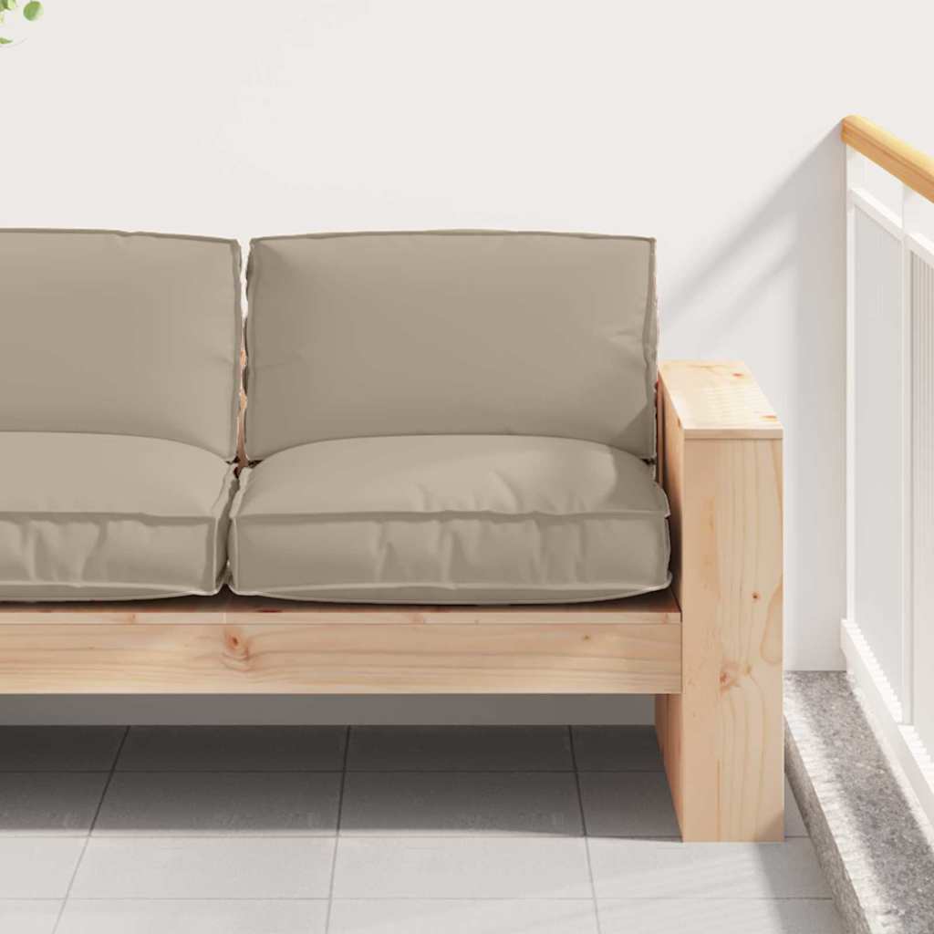 Cuscino Vidaxx tortora 80 x 80 x 12 cm tessuto oxford