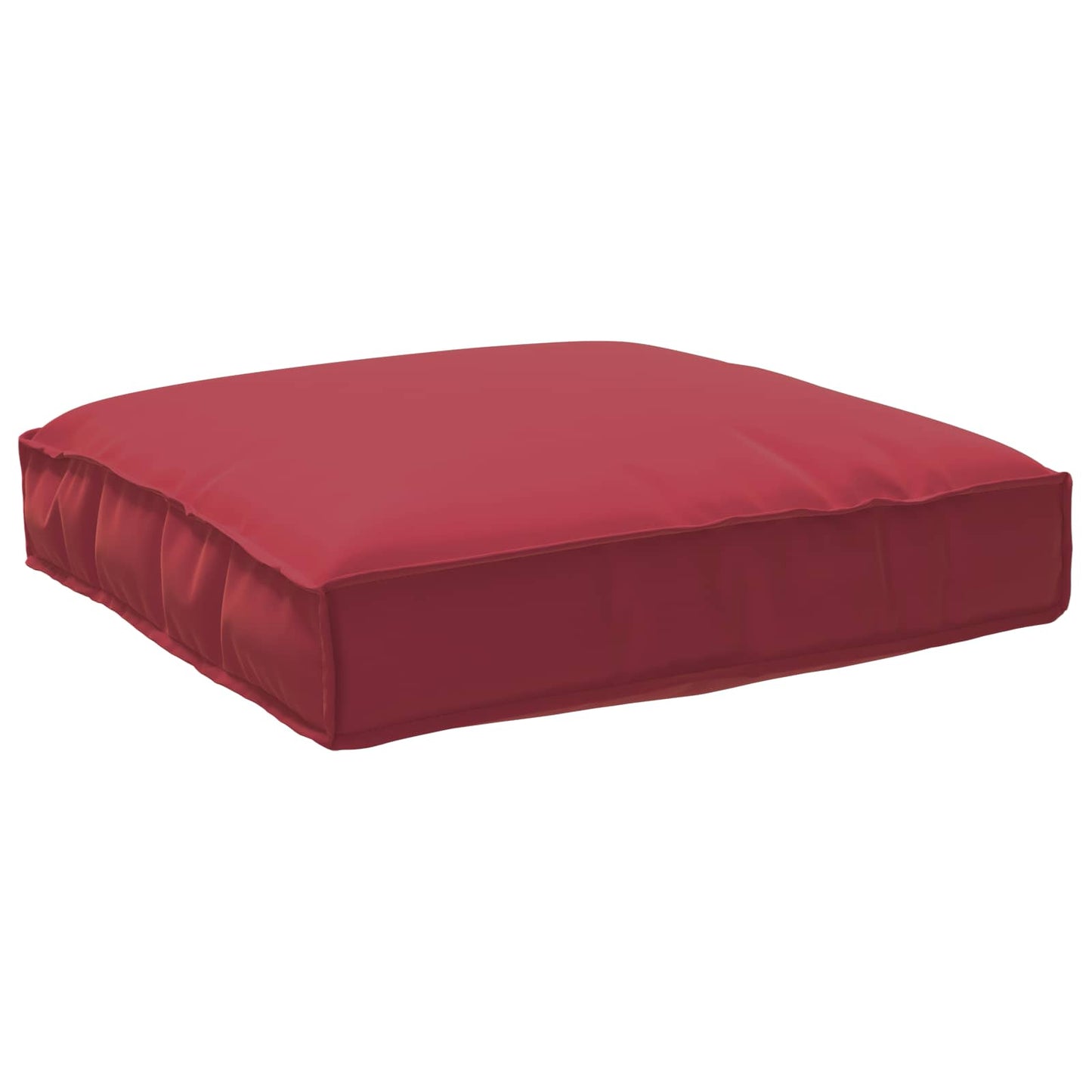Vidaxl kussen wijnrood 80 x 80 x 12 cm oxford stof