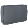 Cuscino Vidaxl antracite 70 x 40 x 12 cm tessuto oxford