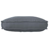 Cuscino Vidaxl antracite 70 x 40 x 12 cm tessuto oxford