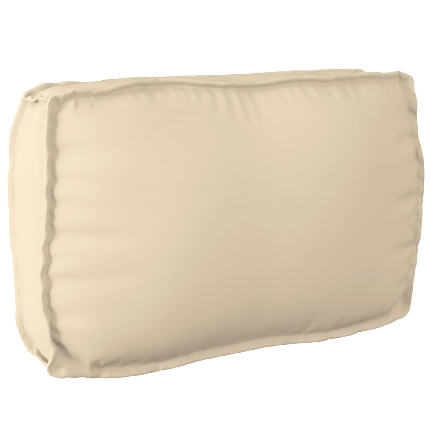 Cojín vidaxl beige 70 x 40 x 12 cm tela oxford