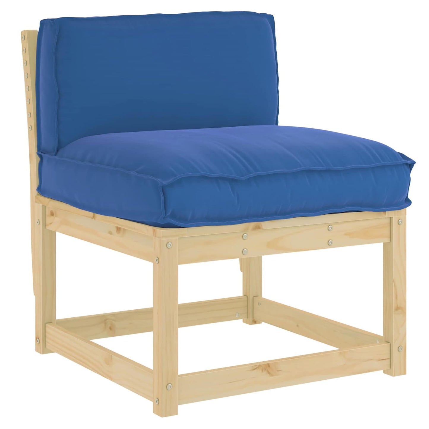 Cuscino Vidaxl blu royal 70 x 40 x 12 cm tessuto oxford
