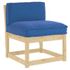 Vidaxl kussen koninklijk blauw 70 x 40 x 12 cm oxford stof