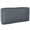 Cuscino Vidaxl antracite 80 x 40 x 12 cm tessuto oxford