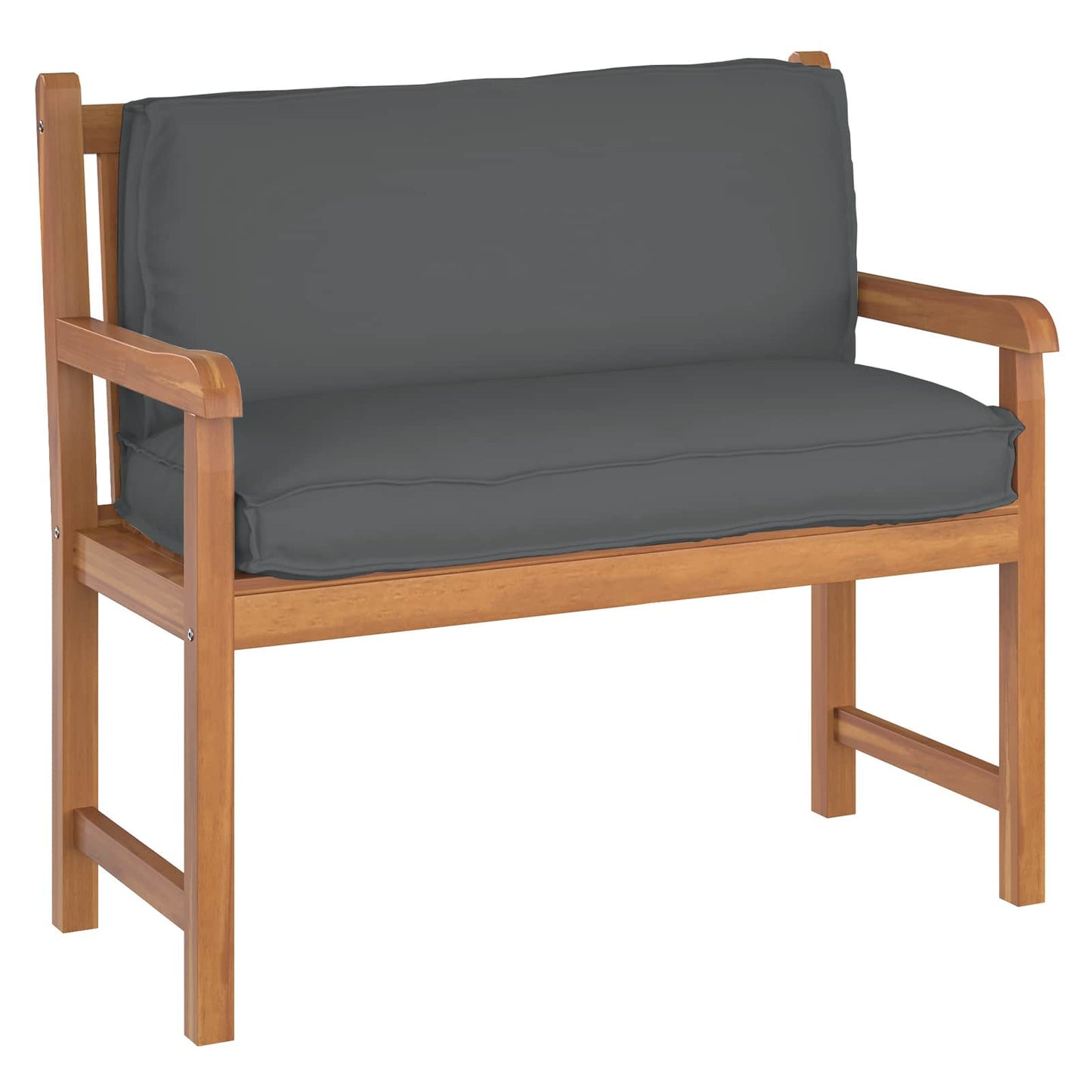 Cojín vidaxl antracita 120 x 40 x 12 cm tela oxford