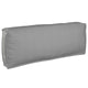 Vidaxl kussen grijs 120 x 40 x 12 cm oxford stof