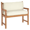 VidaXL cojín crema 120 x 40 x 12 cm tela oxford
