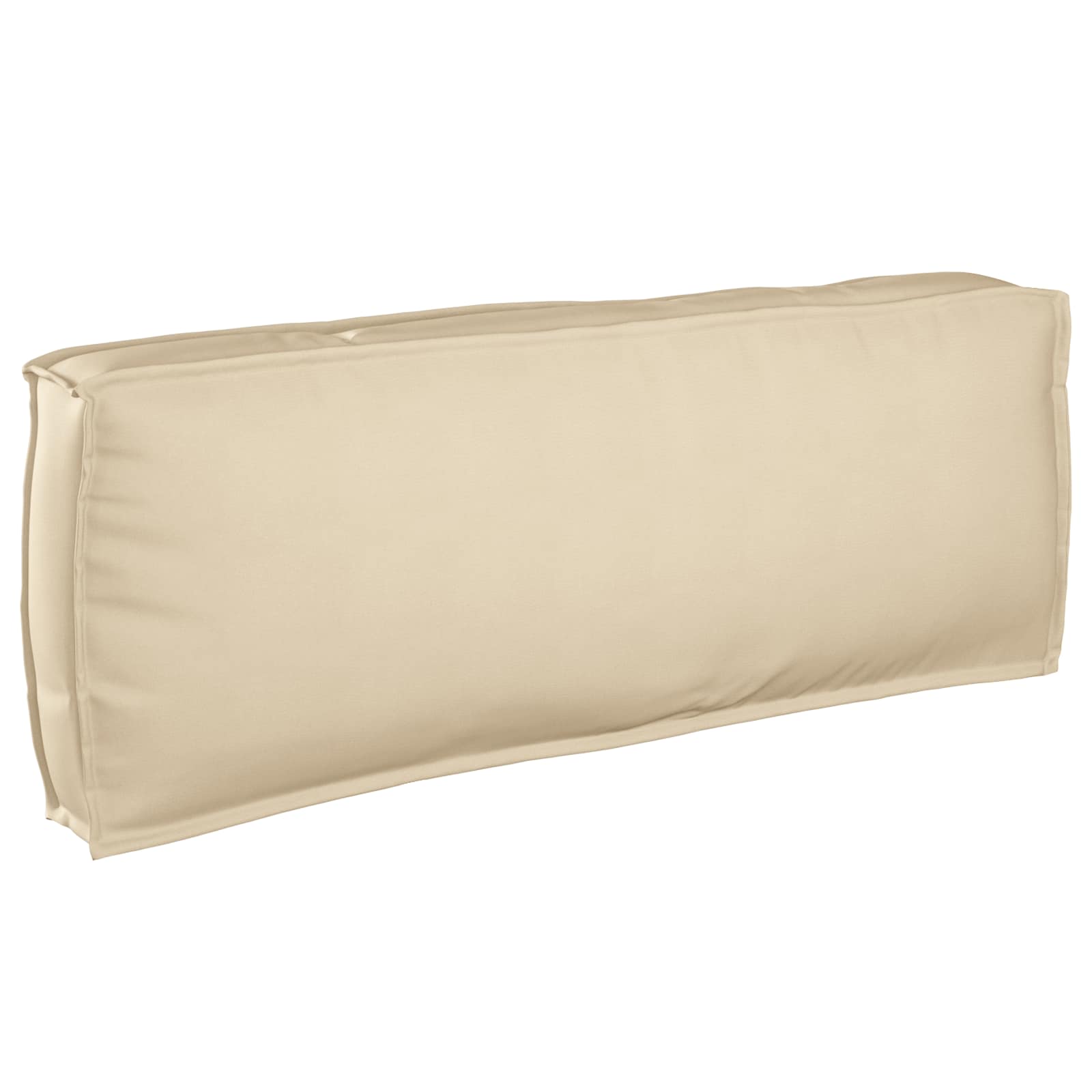 Cuscino VidaXL beige 120 x 40 x 12 cm in tessuto oxford