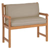 Vidaxl kussen taupe 120 x 40 x 12 cm oxford stof