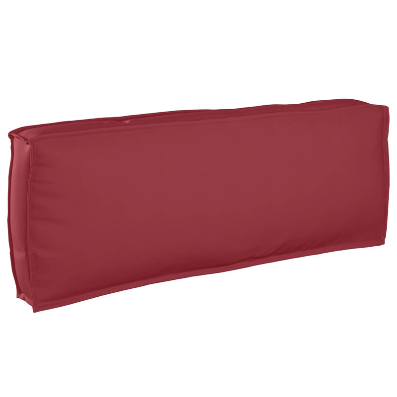 Cuscino VidaXL rosso vino 120 x 40 x 12 cm in tessuto oxford