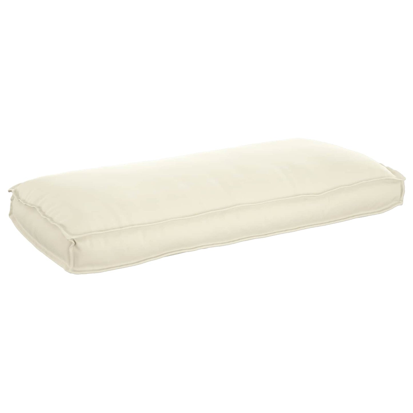 Vidaxl kussen crème 120 x 50 x 12 cm oxford stof